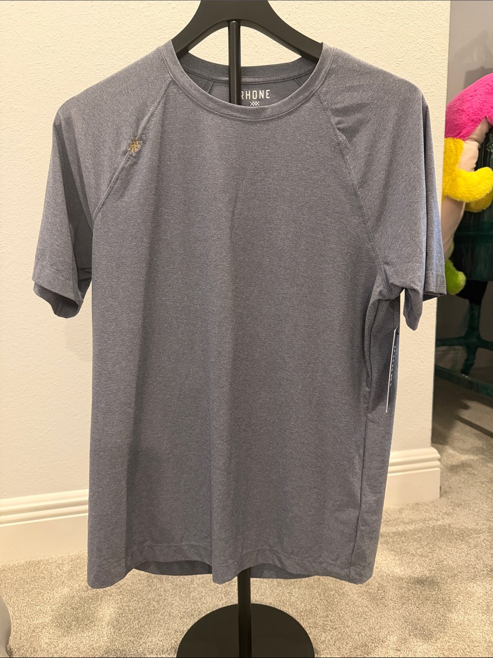 RHONE Men’s Short Sleeve Performance Tee - Slate size small